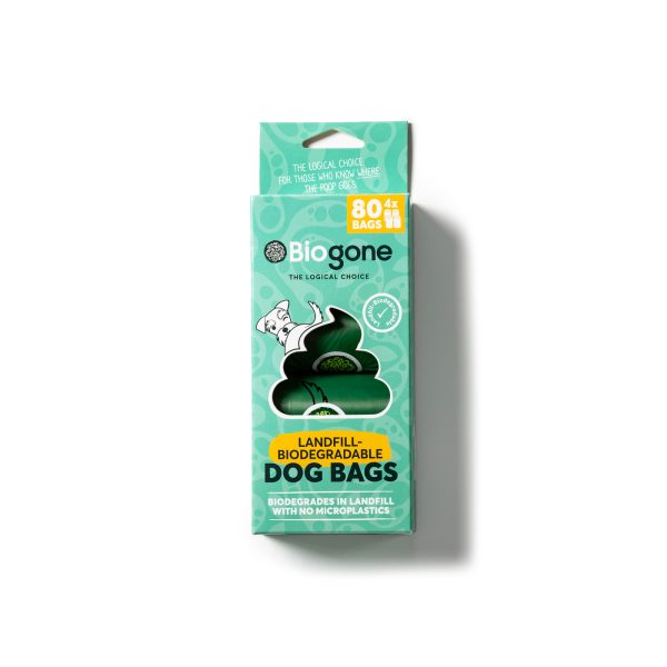 Biogone Dog Waste Mini Rolls, 4 Pack – Landfill Biodegradable - Image 2
